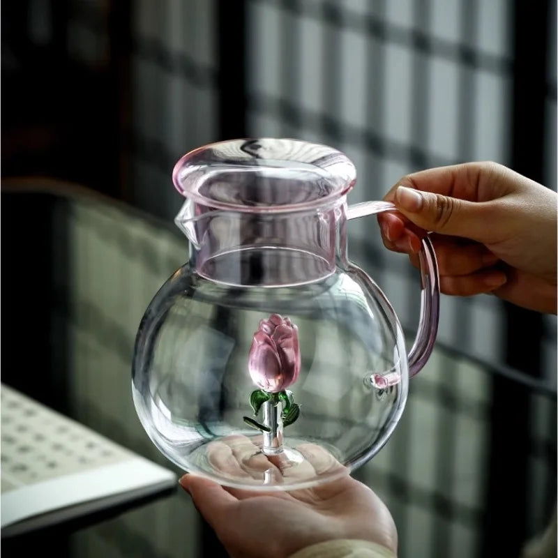 Rose Blossom Teapot